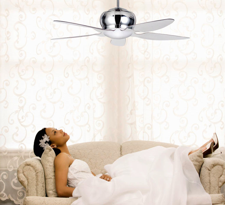 Buy IRIS (TRANSPARENT) magnific designer fans, modern ceiling fan with light