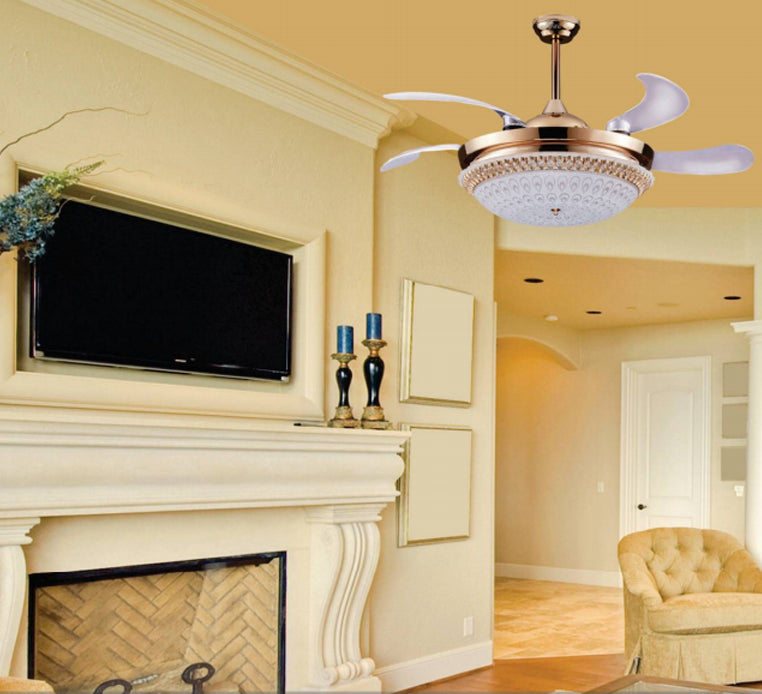 Designer Chandelier Ceiling Fan Online	